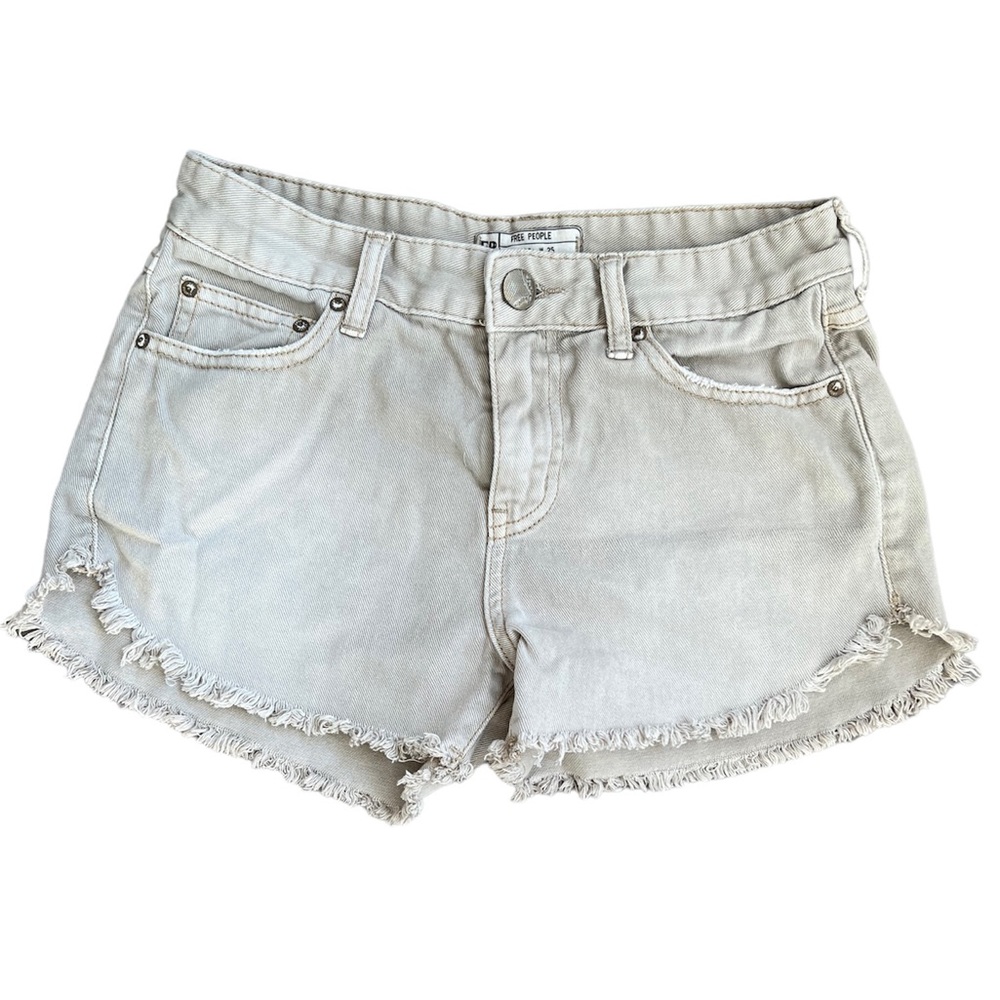Free People Cut-off Jean Shorts | Size 25